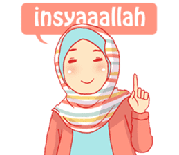 sister's hijab diary sticker #9414307