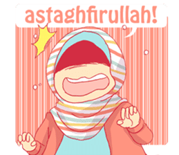 sister's hijab diary sticker #9414313