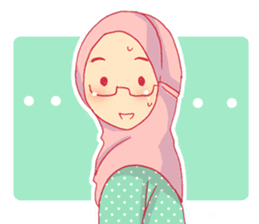 sister's hijab diary sticker #9414326