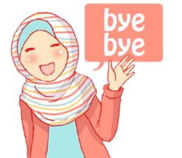 sister's hijab diary sticker #9414332