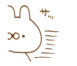 Selfishness in cute rabbit sticker #9414456