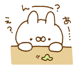 Selfishness in cute rabbit sticker #9414460