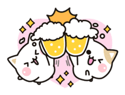 Cat to concern(drinking party ver.) sticker #9414473