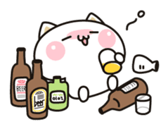 Cat to concern(drinking party ver.) sticker #9414500