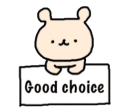 BEAR in mind sticker #9415235