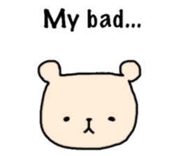 BEAR in mind sticker #9415257