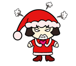 Mini Santa Girl sticker #9415349