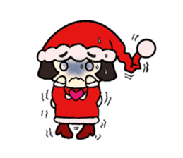 Mini Santa Girl sticker #9415350