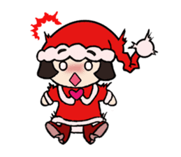 Mini Santa Girl sticker #9415351
