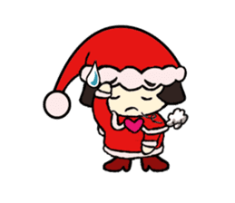 Mini Santa Girl sticker #9415352