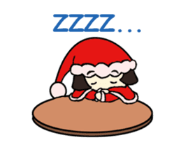 Mini Santa Girl sticker #9415354