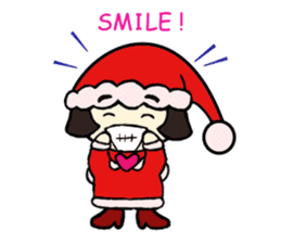 Mini Santa Girl sticker #9415363