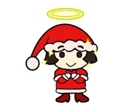 Mini Santa Girl sticker #9415365