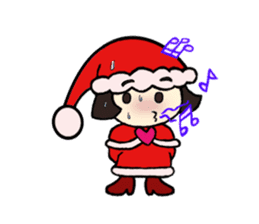 Mini Santa Girl sticker #9415371