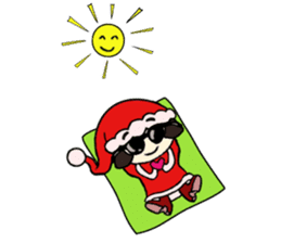 Mini Santa Girl sticker #9415374