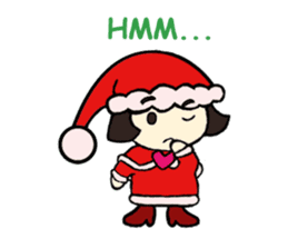 Mini Santa Girl sticker #9415375