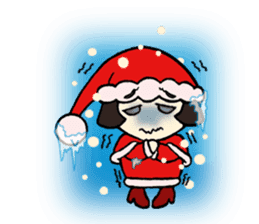 Mini Santa Girl sticker #9415376