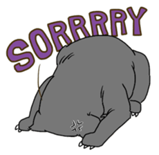 Tasmanian devil !warning! sticker #9415405