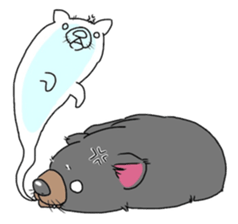 Tasmanian devil !warning! sticker #9415406