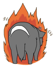 Tasmanian devil !warning! sticker #9415408