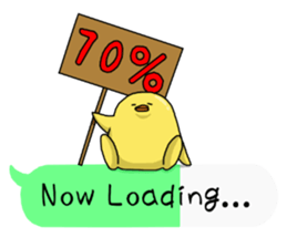 break out of a frame!Chick frame sticker #9416217