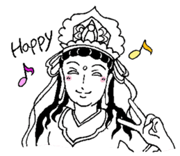 Beautiful celestial maiden 2 sticker #9416425