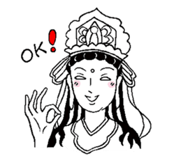 Beautiful celestial maiden 2 sticker #9416427