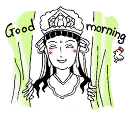 Beautiful celestial maiden 2 sticker #9416444