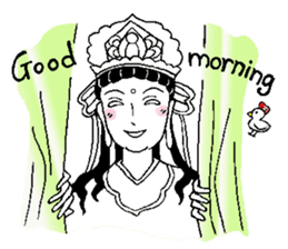 Beautiful celestial maiden 2 sticker #9416444