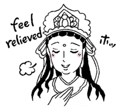 Beautiful celestial maiden 2 sticker #9416449