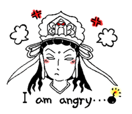 Beautiful celestial maiden 2 sticker #9416458