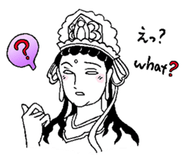 Beautiful celestial maiden 2 sticker #9416461