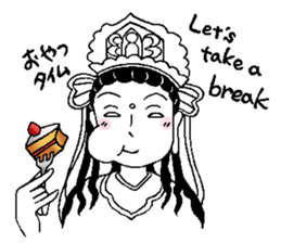 Beautiful celestial maiden 2 sticker #9416462