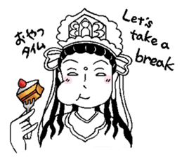 Beautiful celestial maiden 2 sticker #9416462