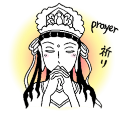 Beautiful celestial maiden 2 sticker #9416463