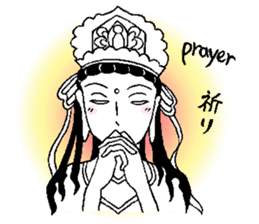 Beautiful celestial maiden 2 sticker #9416463