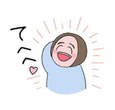 close or warm couple sticker #9417150