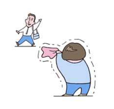 close or warm couple sticker #9417153