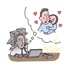 close or warm couple sticker #9417180