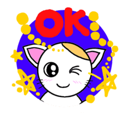 Mi of Cat ver.English sticker #9417386