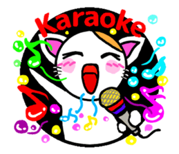 Mi of Cat ver.English sticker #9417388