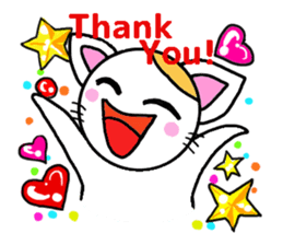 Mi of Cat ver.English sticker #9417391