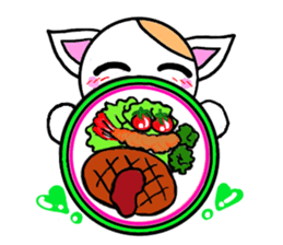 Mi of Cat ver.English sticker #9417393