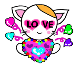 Mi of Cat ver.English sticker #9417395