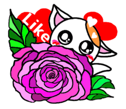 Mi of Cat ver.English sticker #9417396