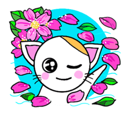 Mi of Cat ver.English sticker #9417397