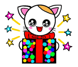 Mi of Cat ver.English sticker #9417398