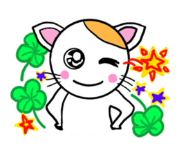 Mi of Cat ver.English sticker #9417399