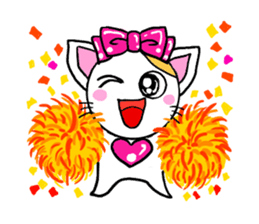 Mi of Cat ver.English sticker #9417402