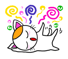 Mi of Cat ver.English sticker #9417405